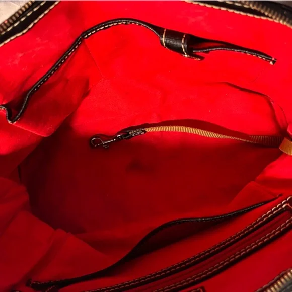 Dooney & Bourke Saffiano Satchel - Picture 8 of 13